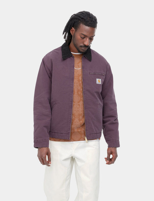 OG Detroit Jacket - Dark Plum/Black