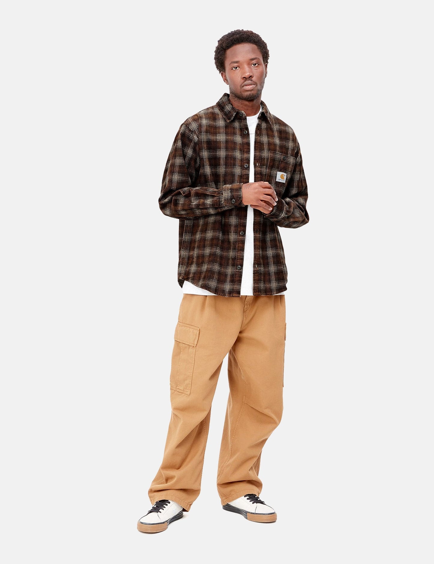 Flint Cord Shirt (Wiley Check) - Hamilton Brown