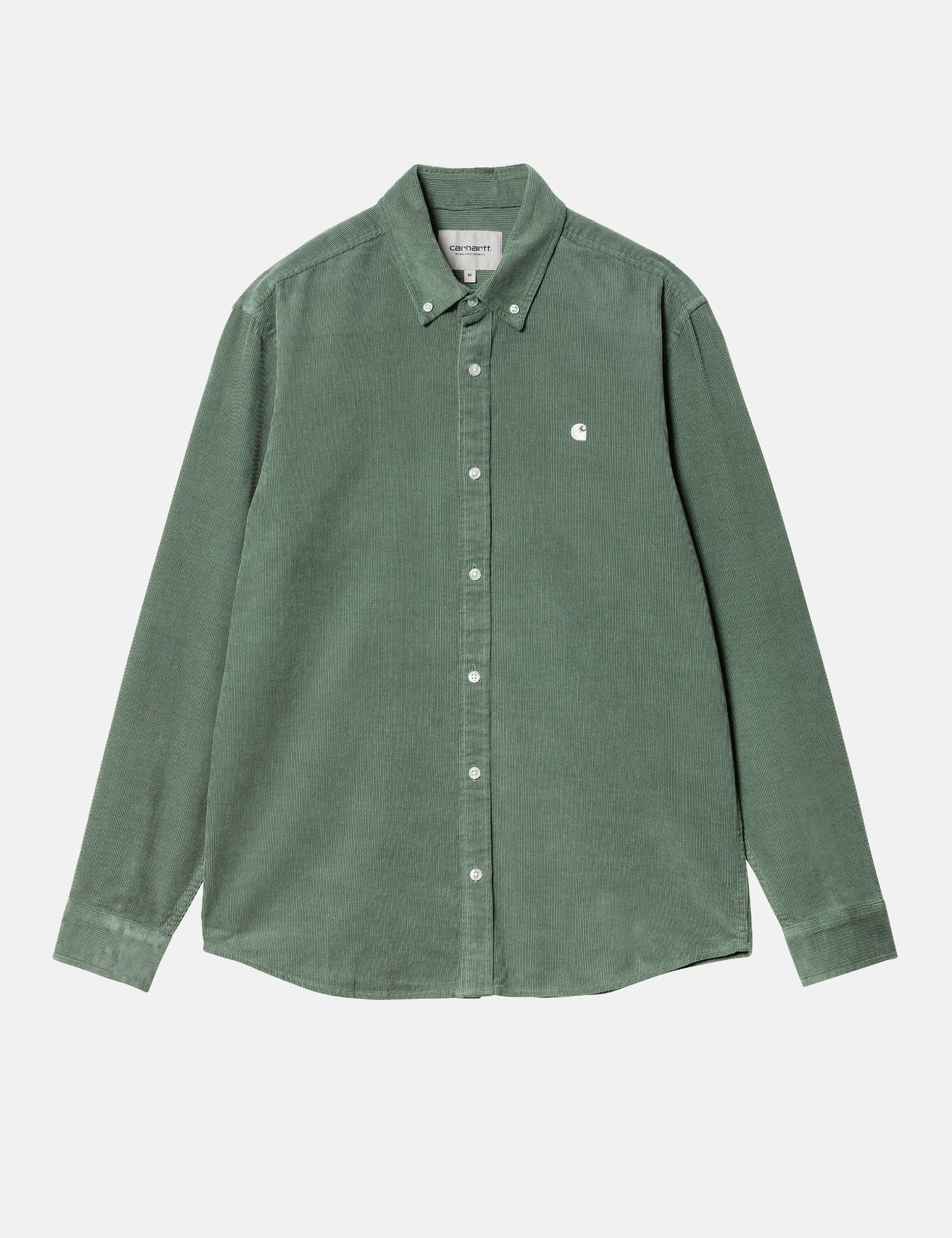 Madison Fine Cord Shirt (Regular) - Park Green