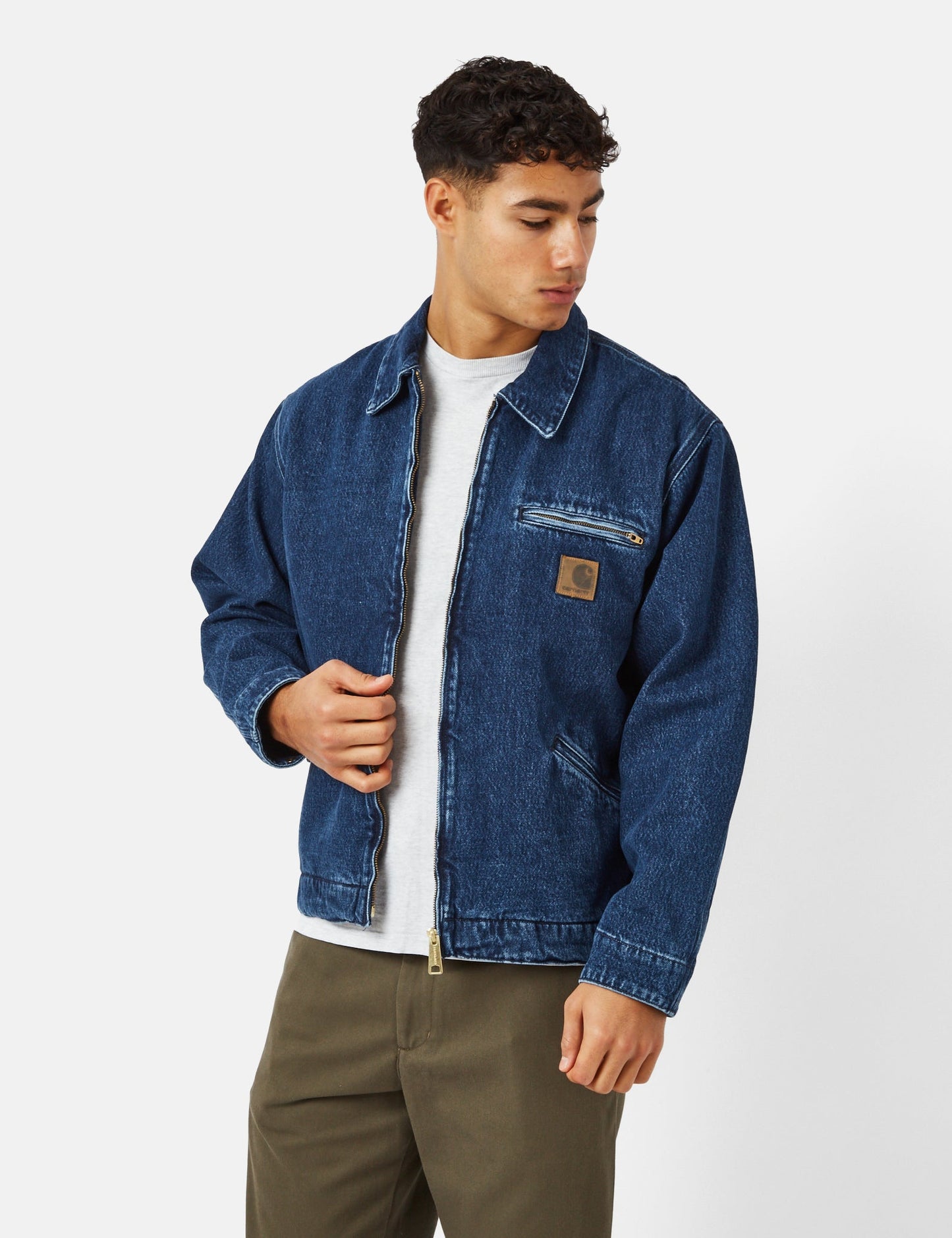 Rider Jacket (Denim) - Blue Stone Washed