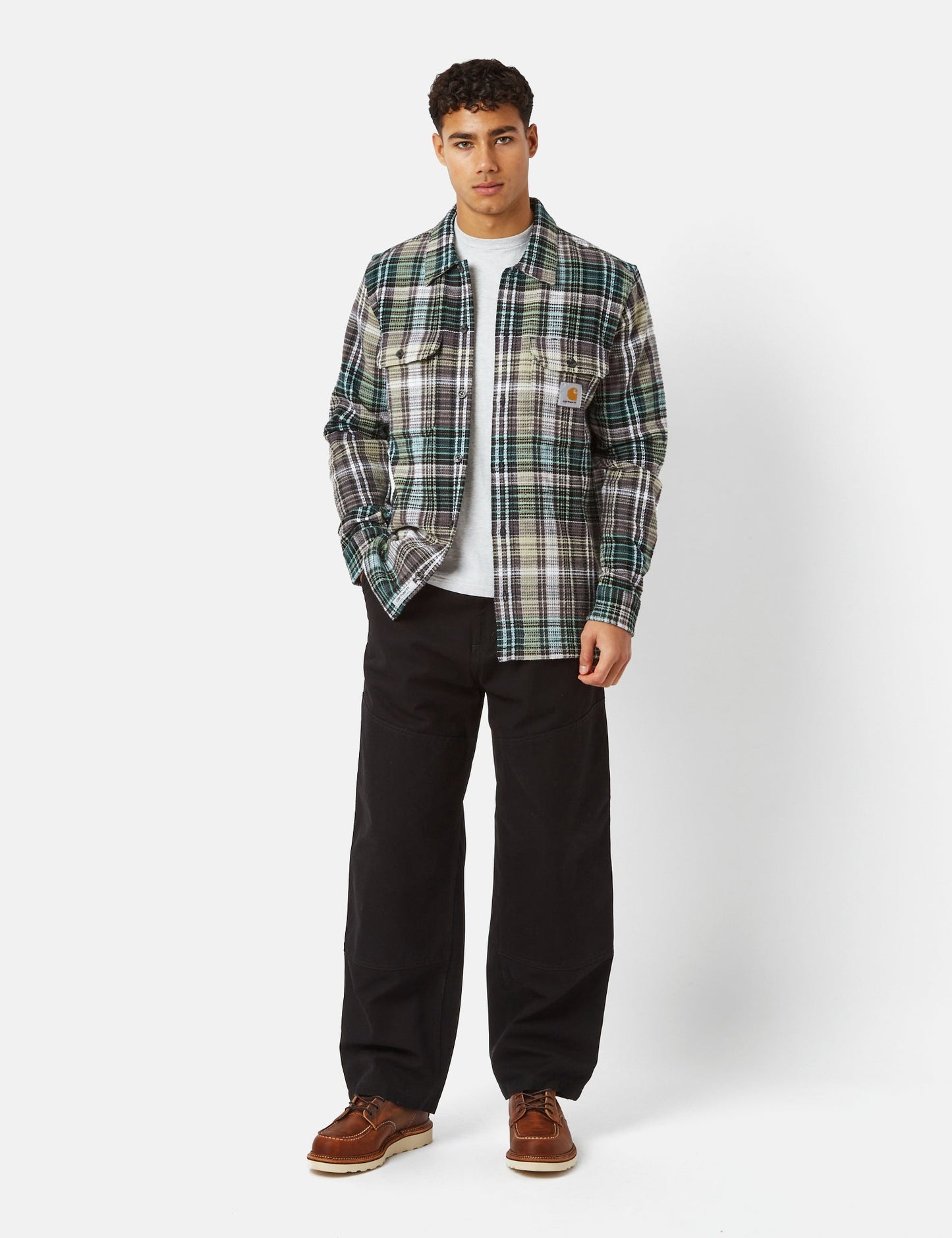 Valmon Shirt (Regular) - Valmon Check/Botanic Green